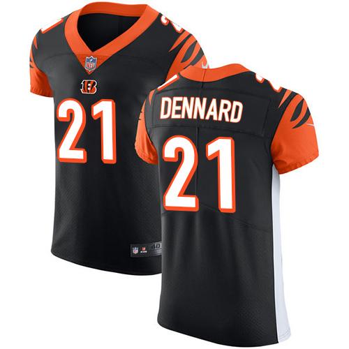 Nike Bengals #21 Darqueze Dennard Black Team Color Men's Stitched NFL Vapor Untouchable Elite Jersey